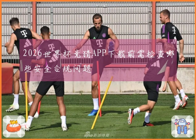 2026世界杯竞猜APP下载前需检查哪些安全合规问题